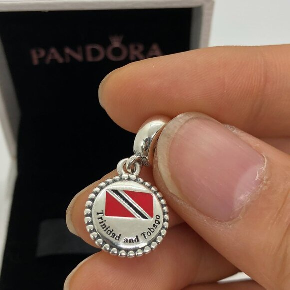 Pandora Jewelry - ✨🔥Pandora Trinidad and Tobago Flag Exclusive Dangle Charm Travel Pendant